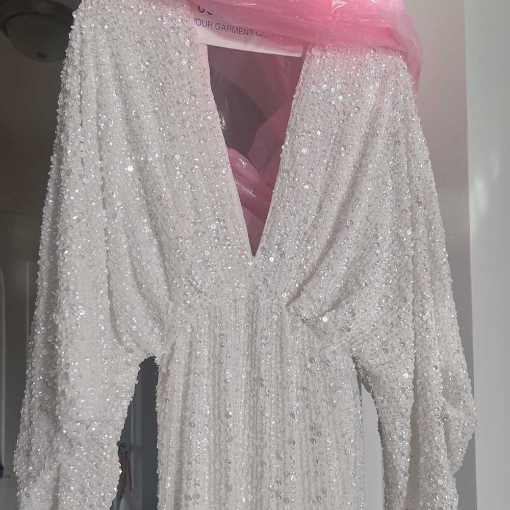 ASOS EDITION Ciara sequin kimono sleeve wedding dress